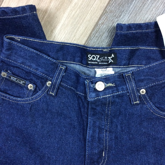 SQZ Pants size 7/8 Blue Jeans New Women - Picture 3 of 8